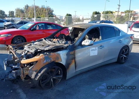 2015 Infiniti Q50 z USA, uszkodzony, nr VIN JN1BV7AP7FM342774